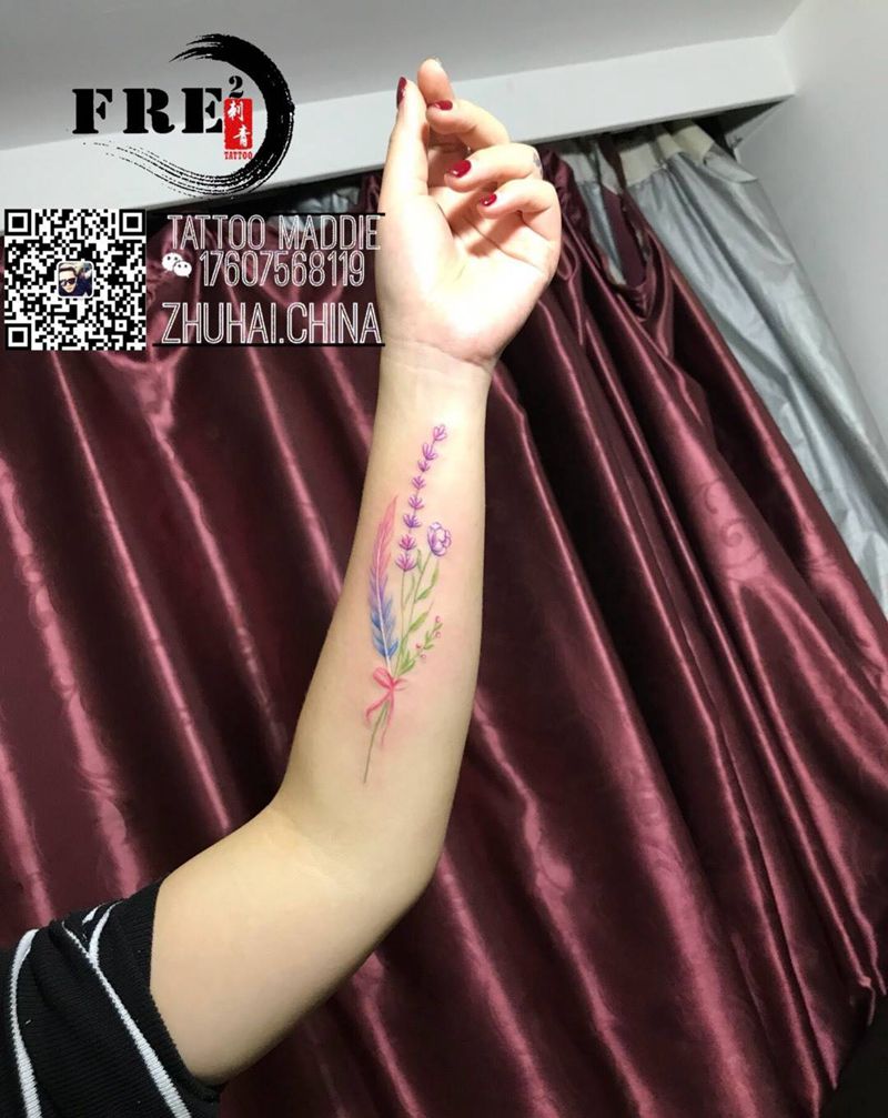 小清新纹身图片