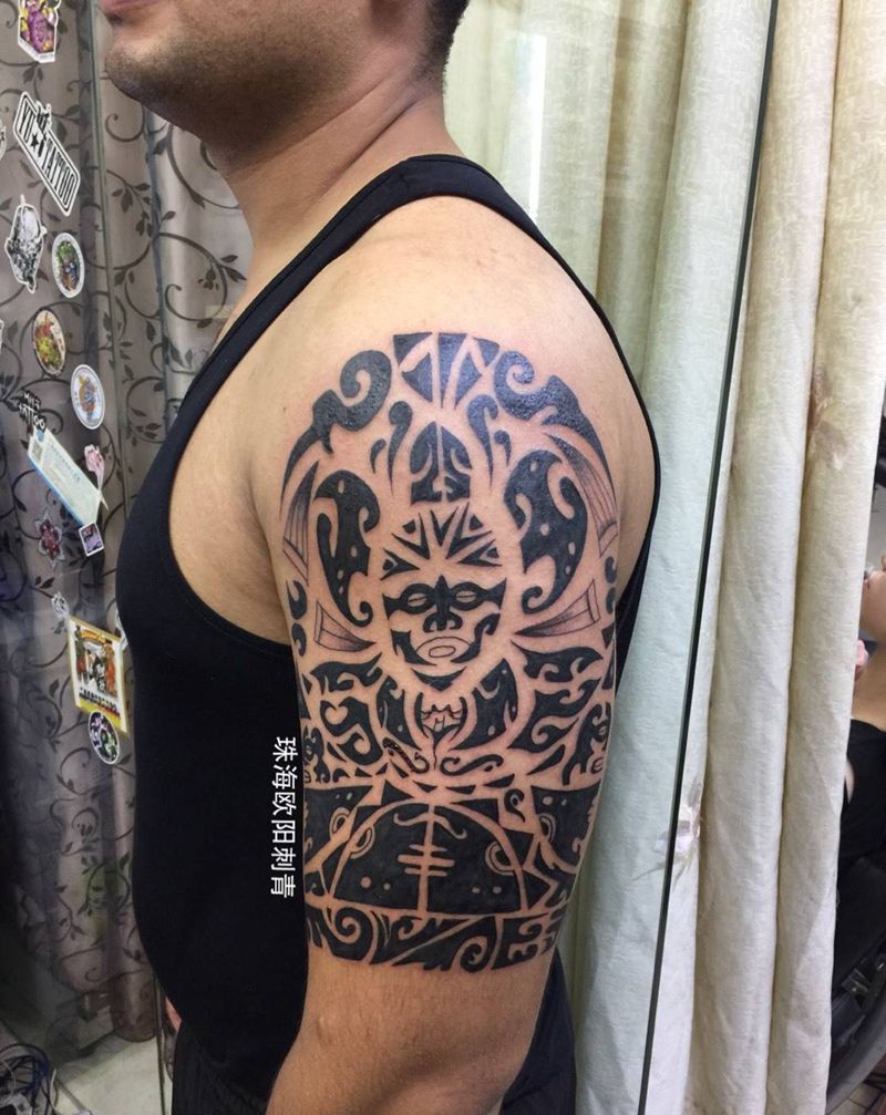 玛雅图腾纹身图片