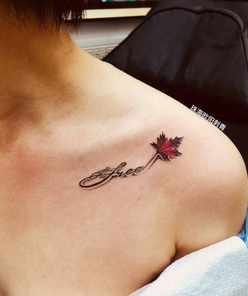 立体小清新纹身图片