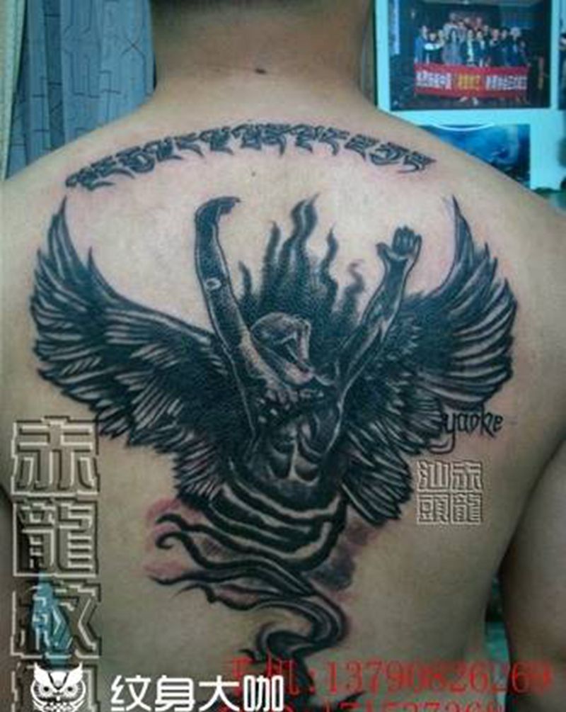 翅膀纹身纹身图片