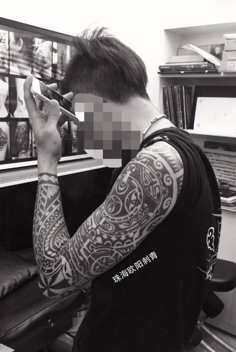 玛雅图腾纹身图片