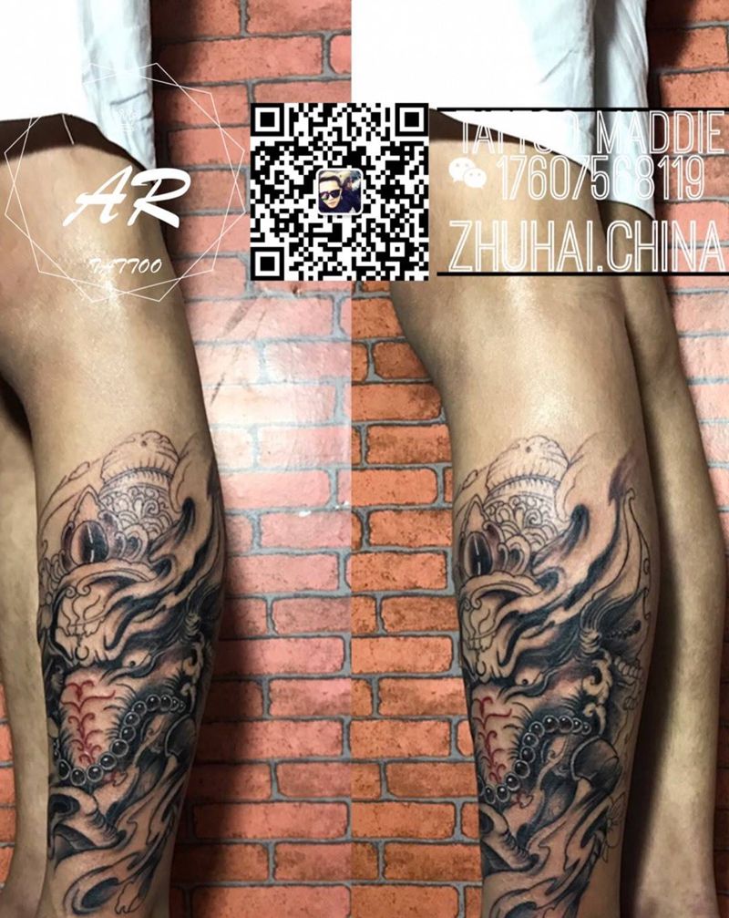 象神未完，还没提白纹身图片