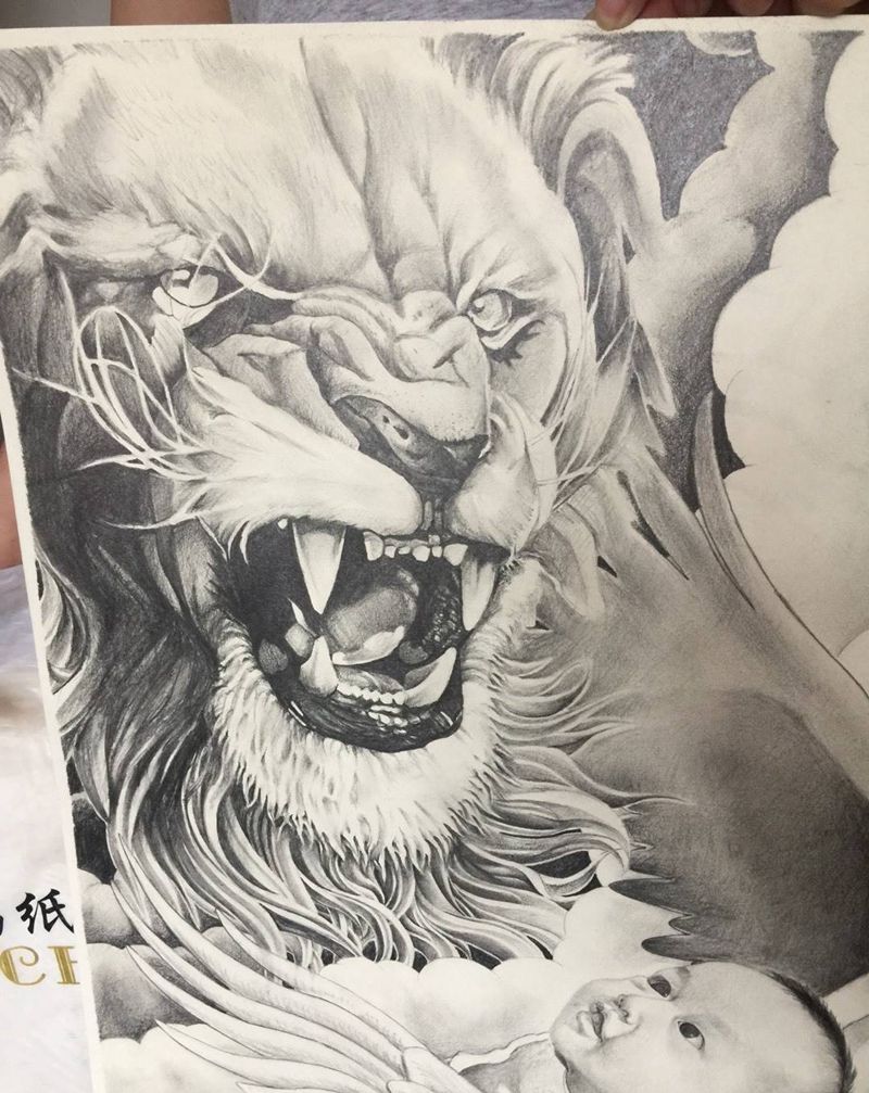 《守护》纹身图片