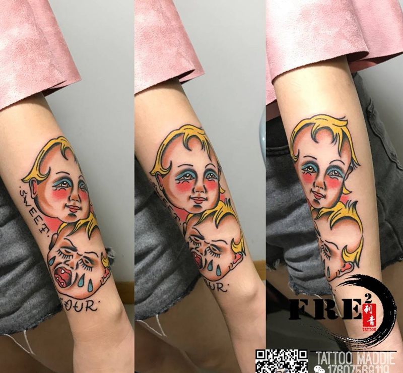 Old  school纹身图片