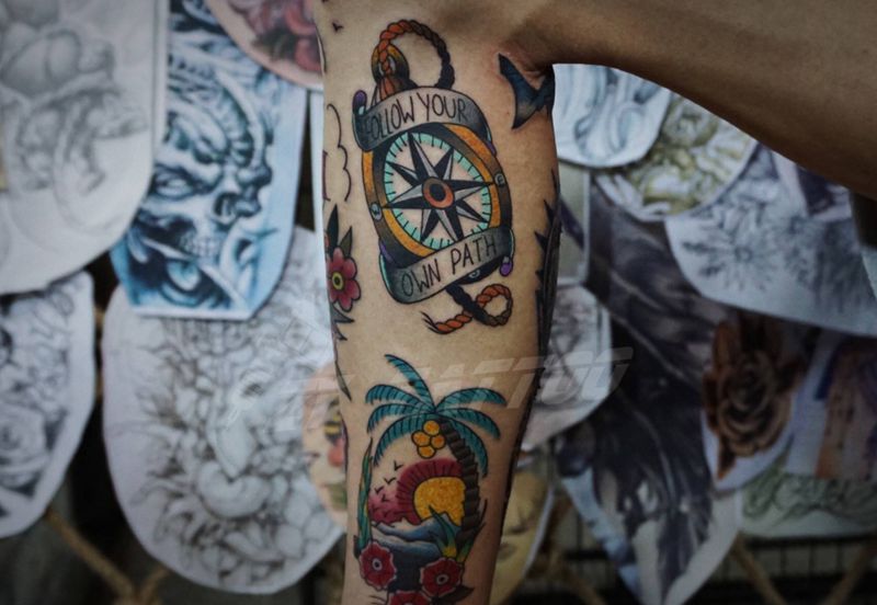 old school纹身图片