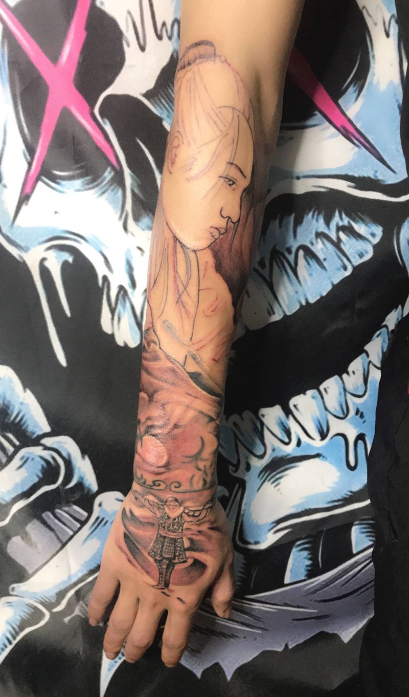 大话西游纹身图片