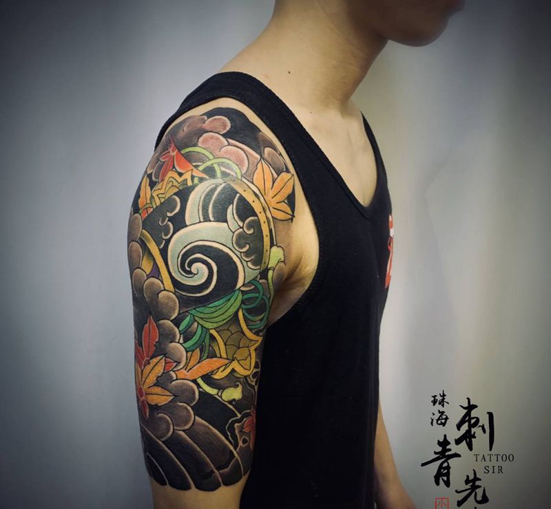 日式（福锤）纹身图片_老传统纹身图案