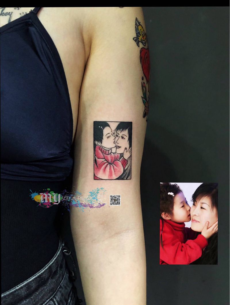 清新照片纹身图片_手部纹身图案