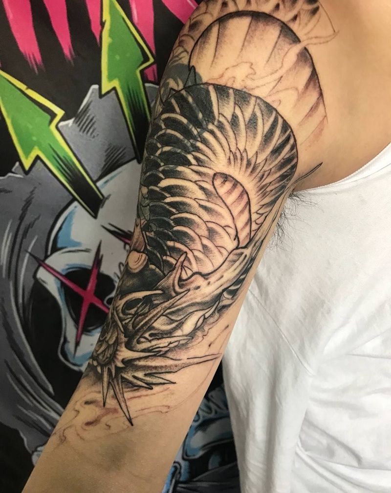 遮盖 未完成纹身图片