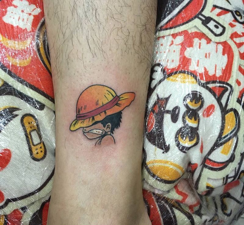 （路飞）纹身图片_成品纹身图案