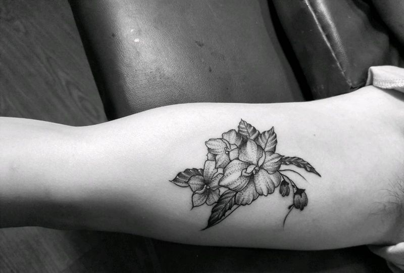 点刺纹身图片_点刺纹身图案