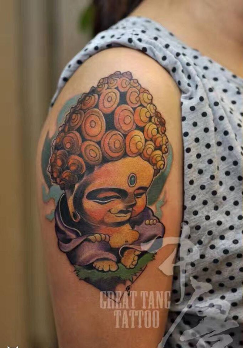 虔诚的信仰纹身图片