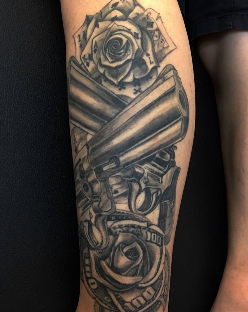 恢复好一年之后的效果。纹身图片