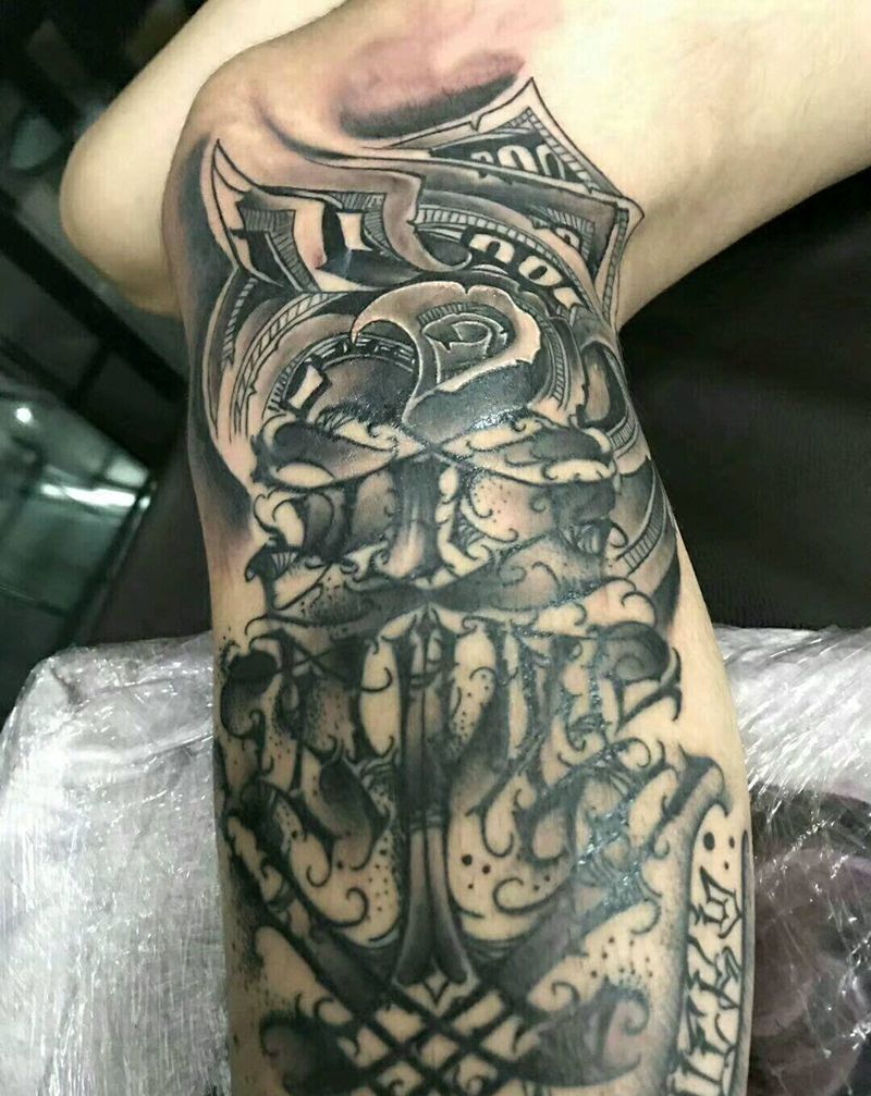 再来一次就搞定勒纹身图片