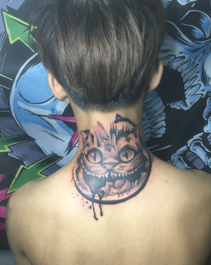 柴郡猫纹身图片