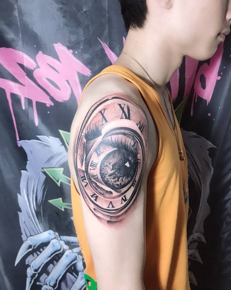 欧美眼镜纹身图片