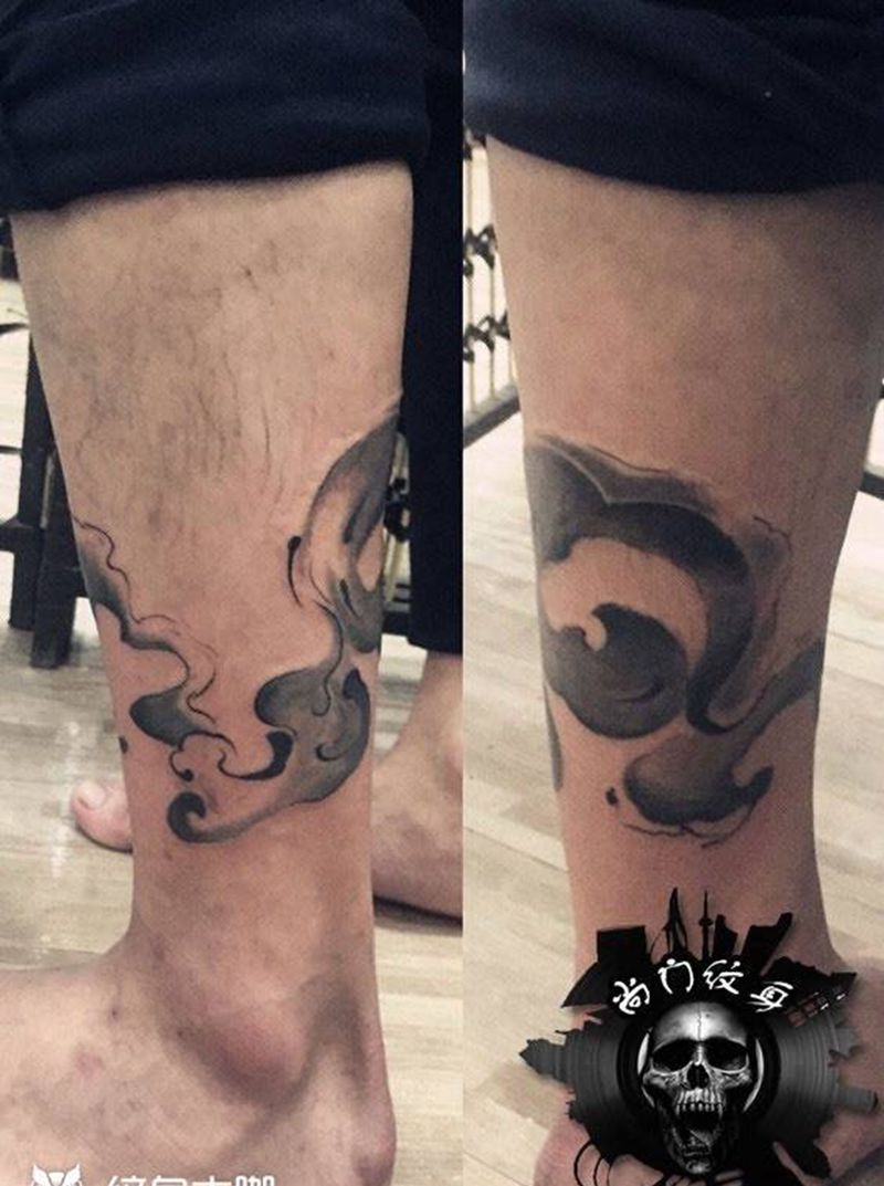 水墨纹身图片