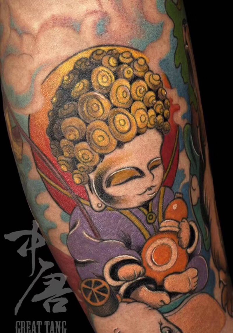 日式可爱风纹身图片