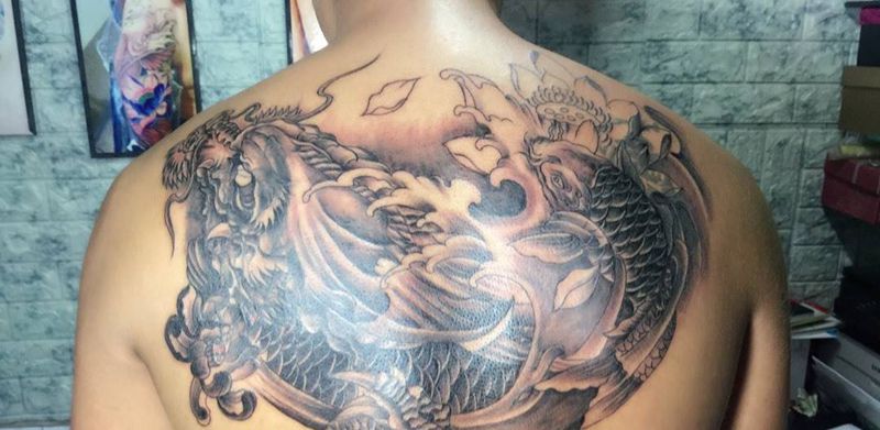 遮盖旧图纹身图片