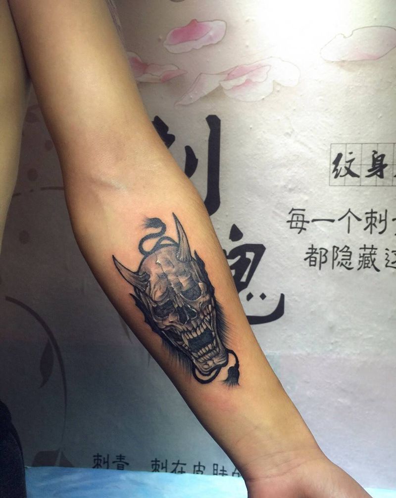 黑暗系纹身图片