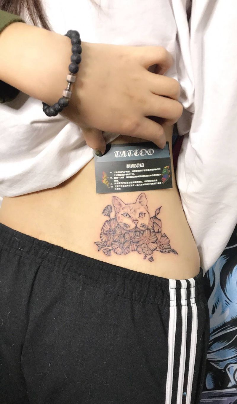 宠物猫纹身图片