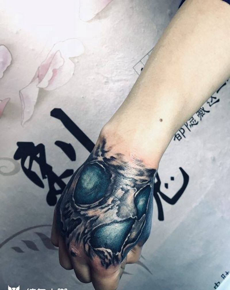 欧美·写实·遮盖纹身图片