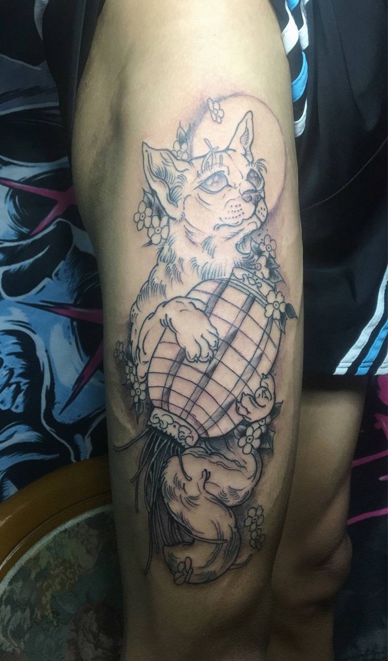 无毛猫 下次彩色纹身图片