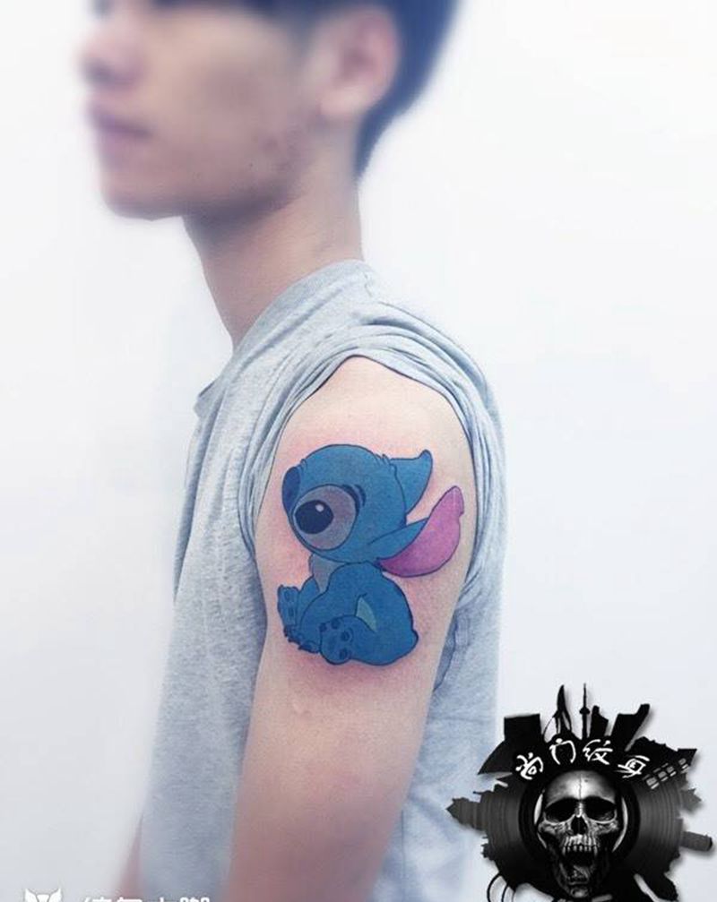 史迪仔纹身图片