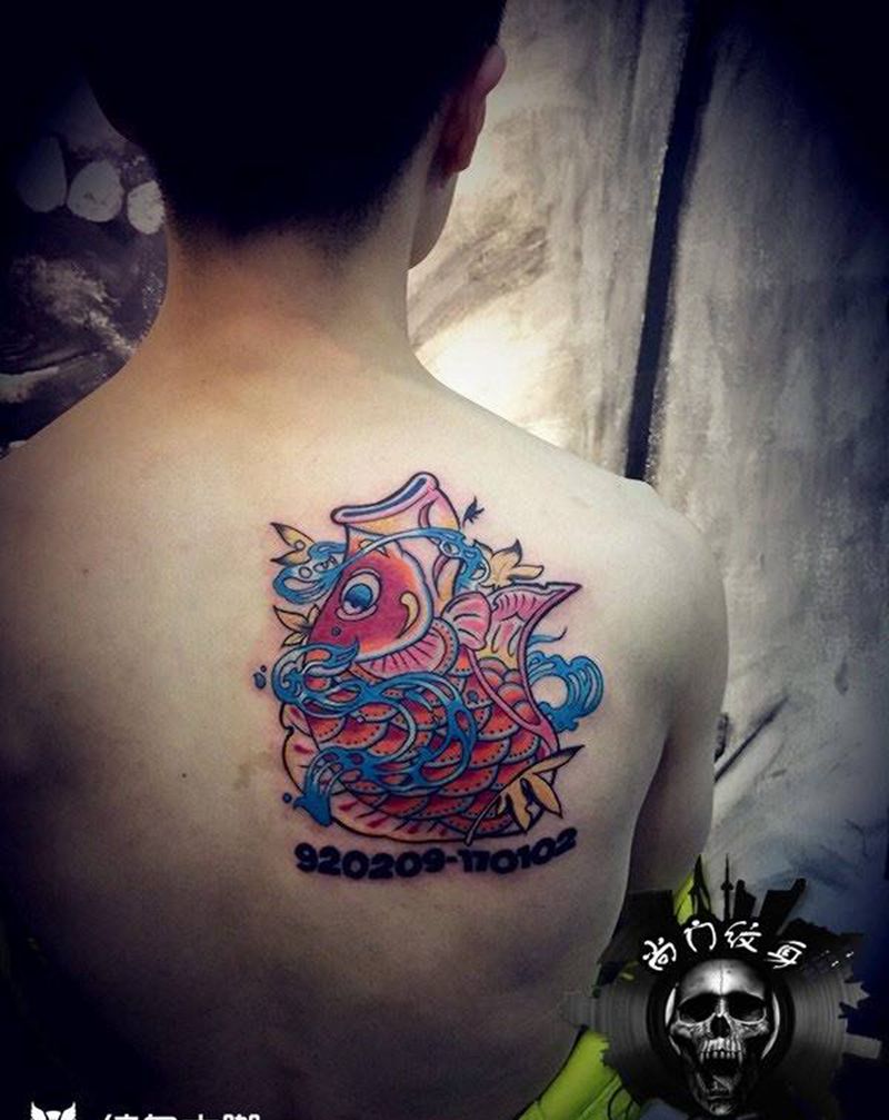 鲤鱼旗纹身图片