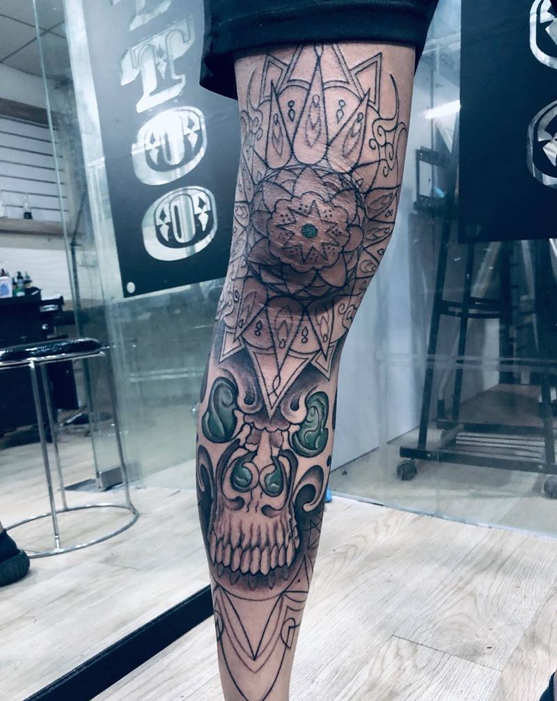 从构图到完成 纹身的过程就是相互交流合作的过程纹身图片