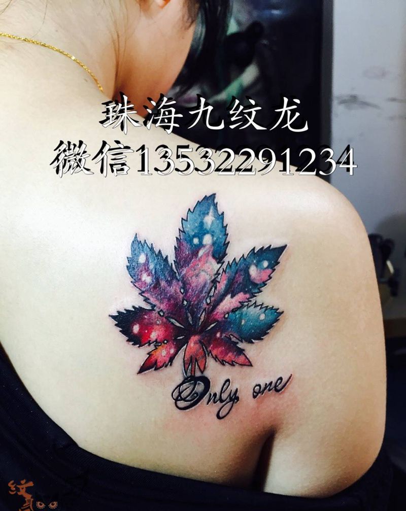 遮盖纹身图片_欧美背部纹身图案