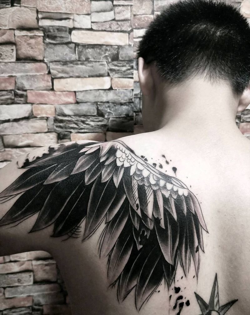 翅膀纹身纹身图片