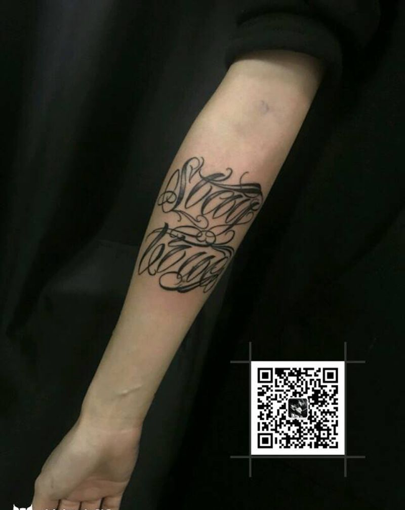 字纹身图片