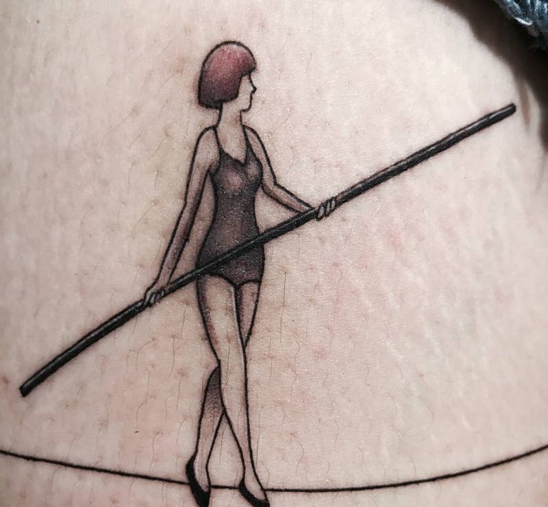 小清新纹身图片_成品腿部手部清新人物纹身图案