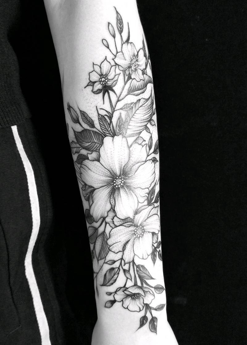 点刺花纹身图片