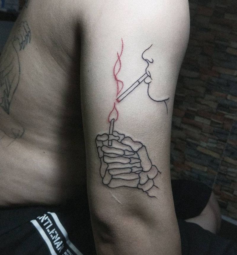 速写纹身图片_手部纹身图案