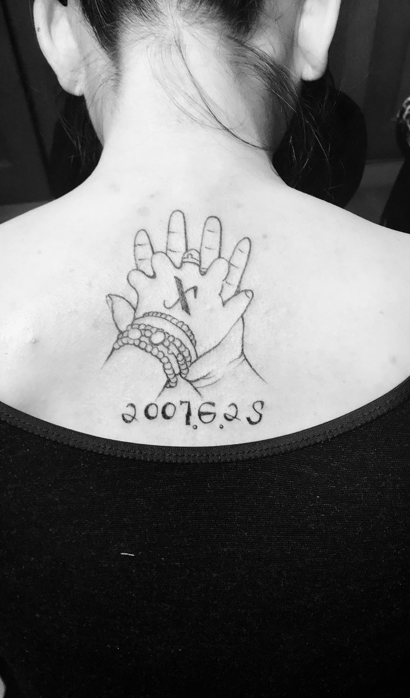 携子之手与子偕老纹身图片