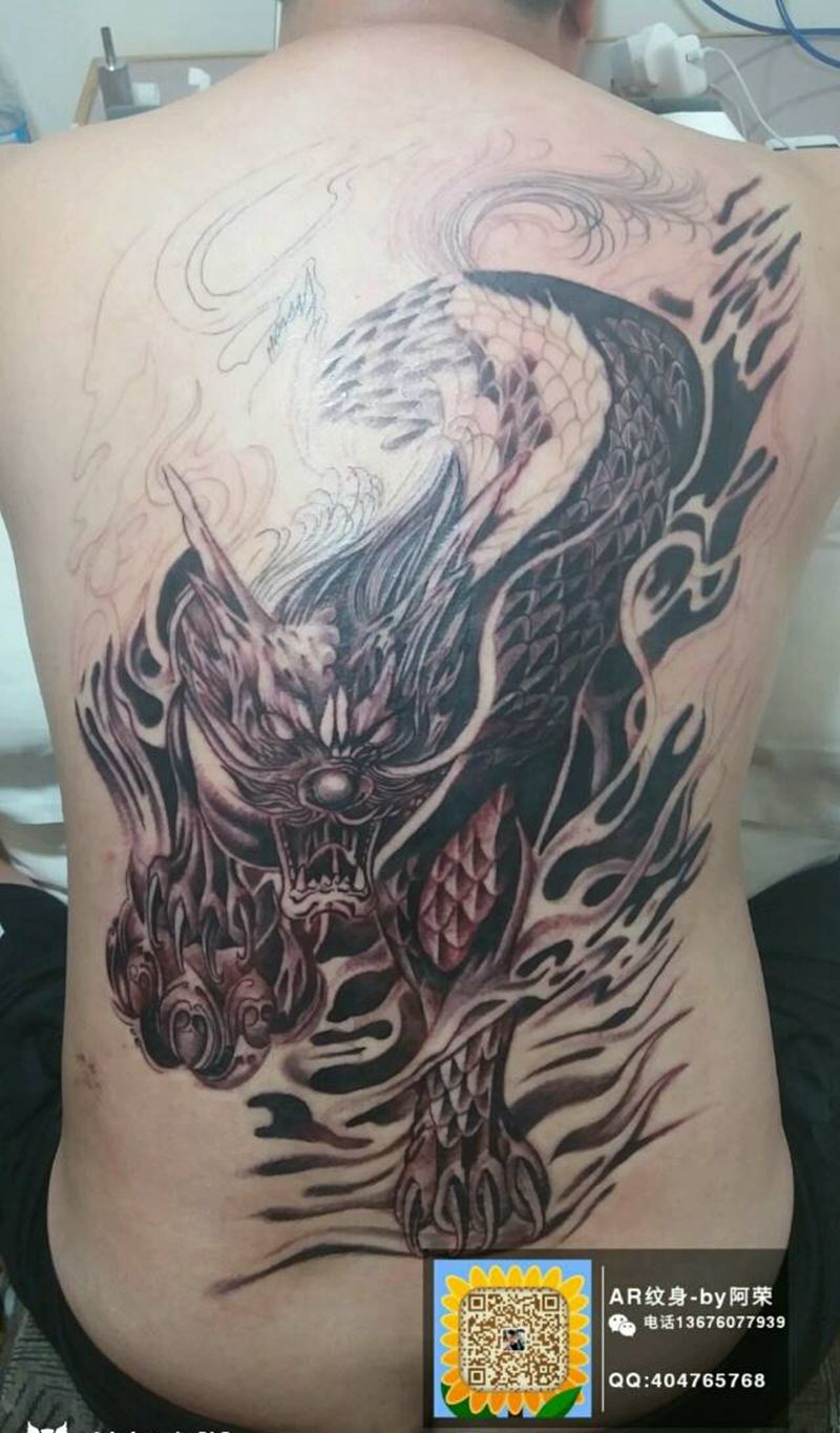 麒麟纹身图片