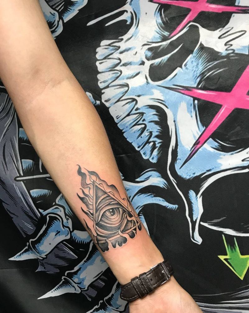 上帝之眼 荷鲁斯纹身图片