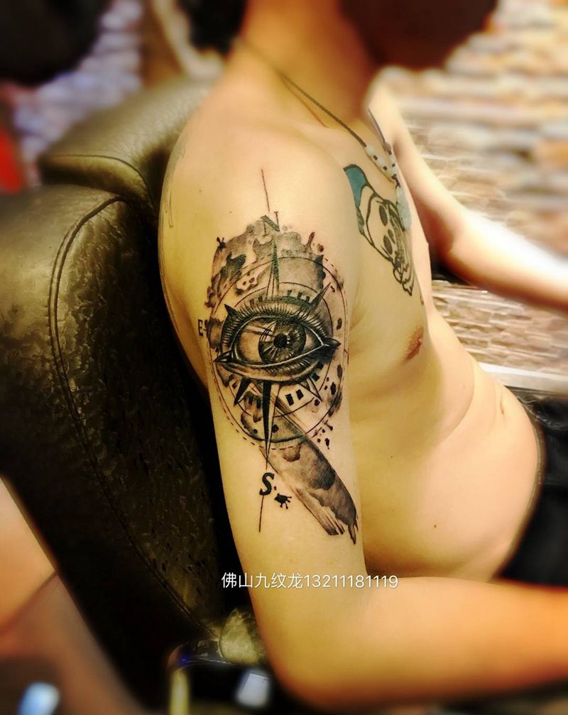 上帝之眼纹身图片
