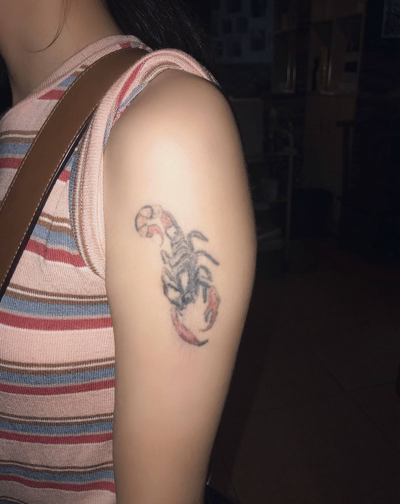 美人鱼遮盖纹身图片_手臂欧美写实纹身图案