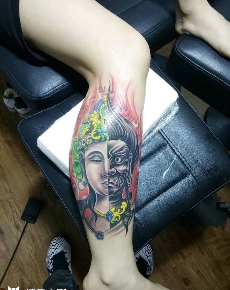 一念之间纹身图片