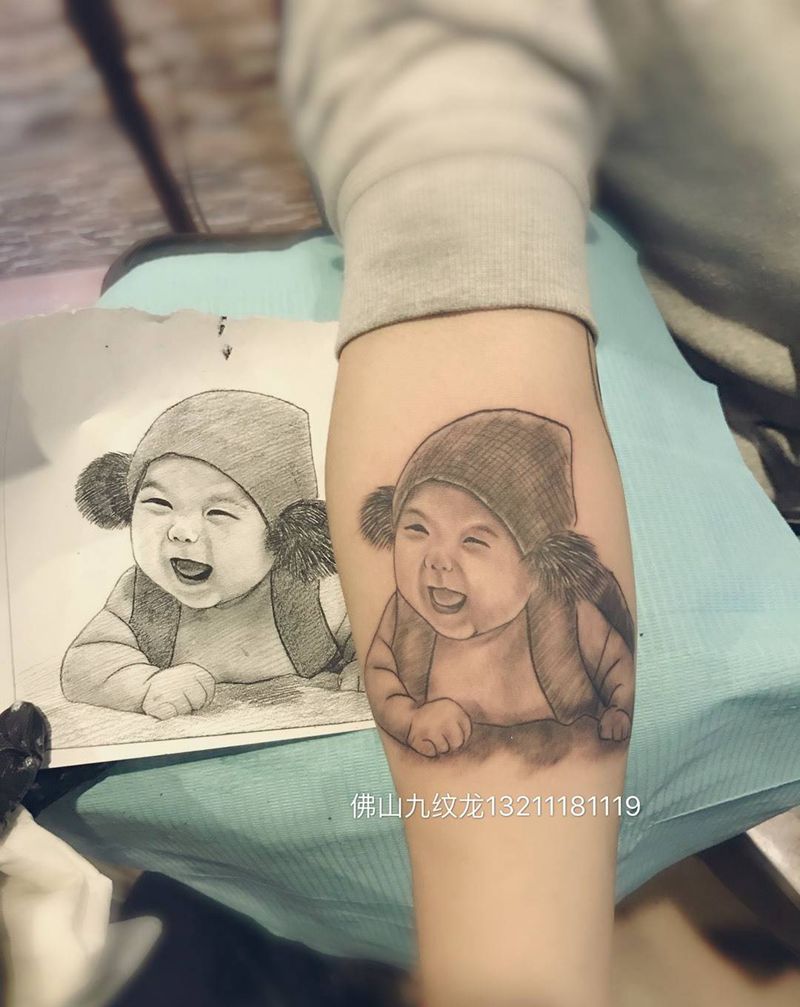 父爱纹身图片