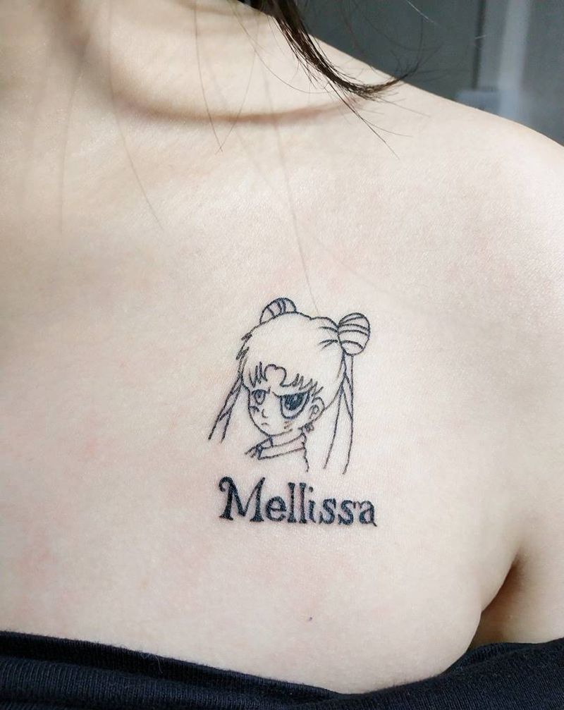 美少女战士纹身图片