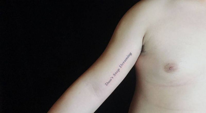 小英文纹身图片