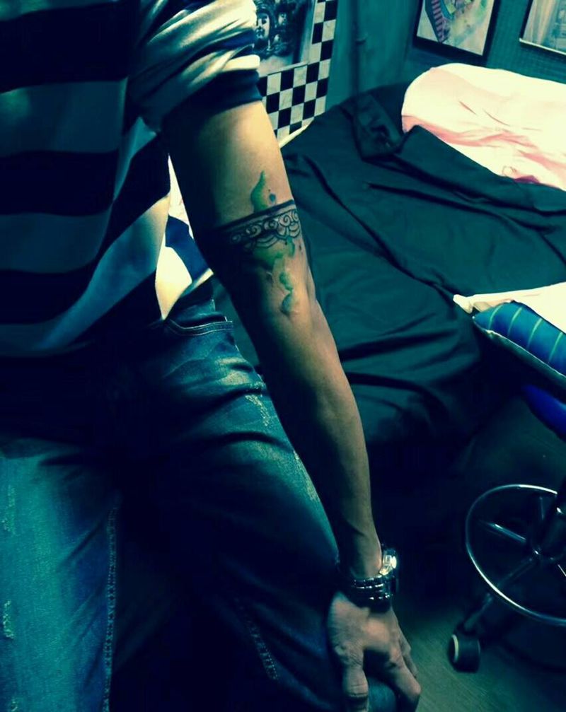 疤痕遮盖纹身图片