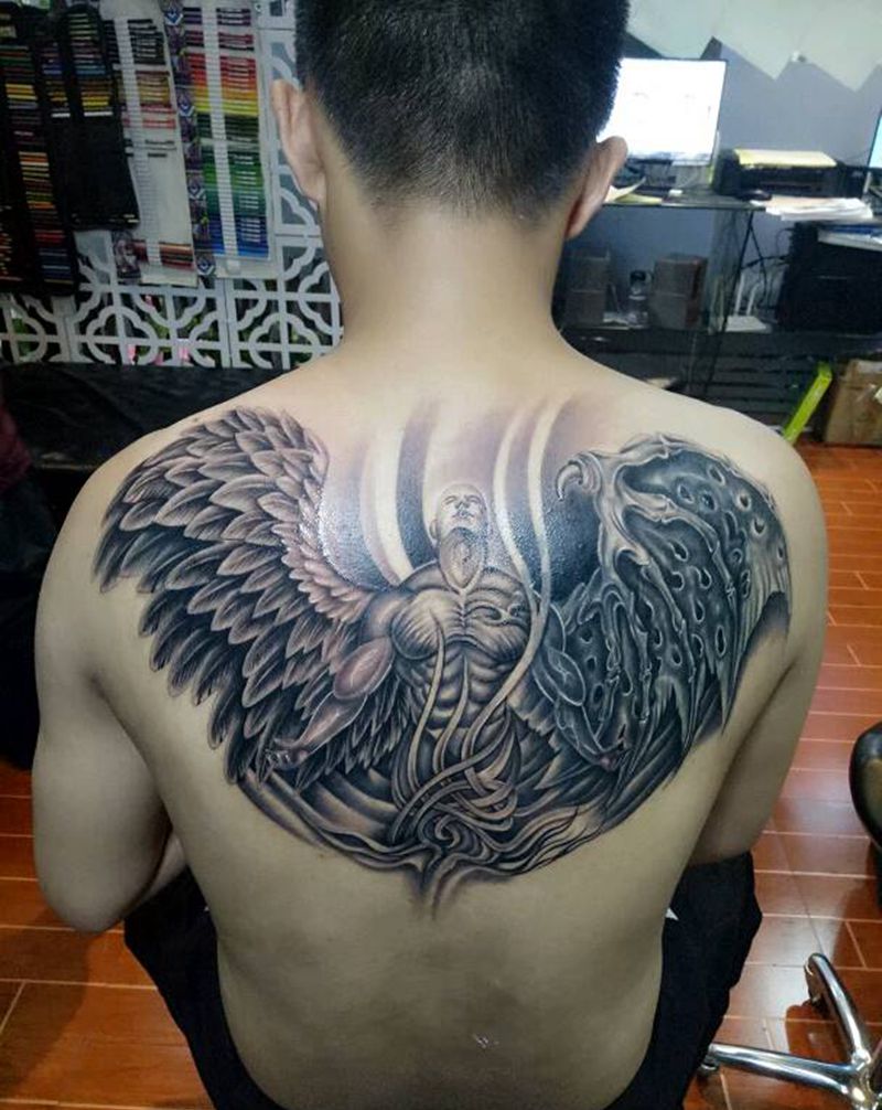 遮盖旧图纹身图片