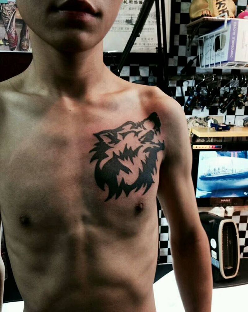 广西狼族兄弟2纹身图片