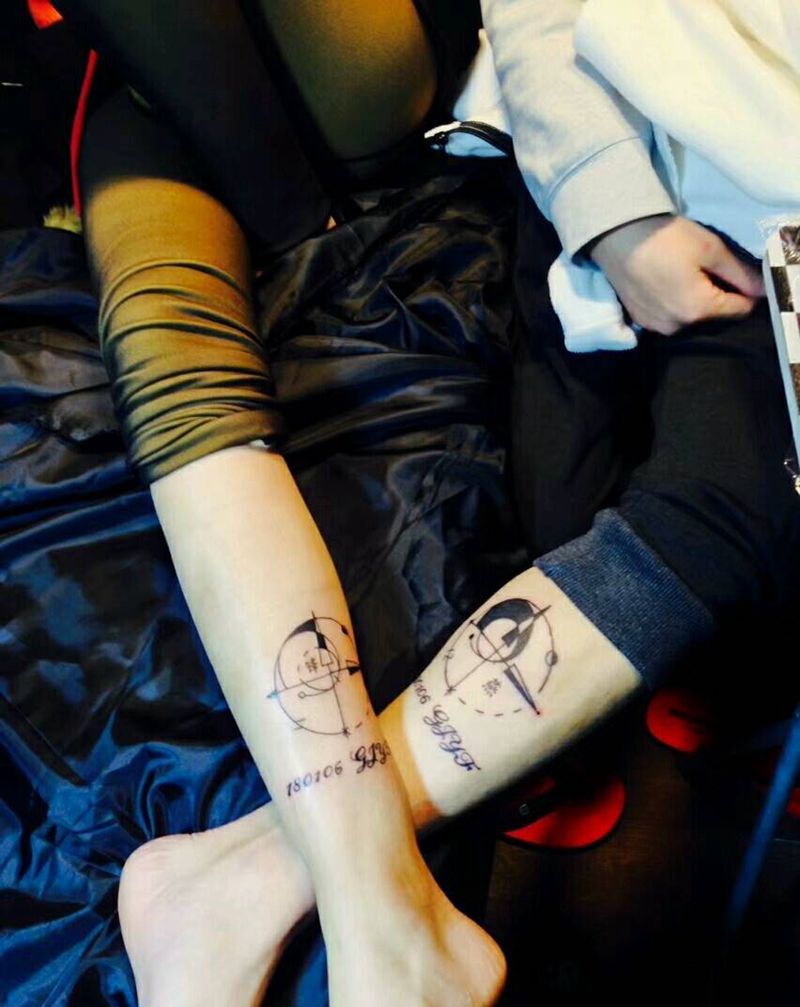 情侣纹身图片