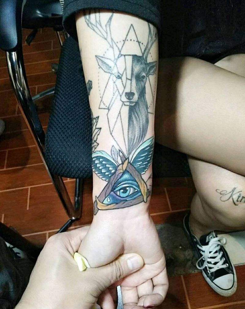 遮盖小图纹身图片